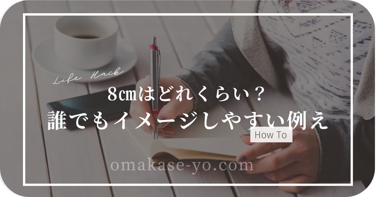 8㎝はどれくらい？誰でもイメージしやすい例え記事のアイキャッチ